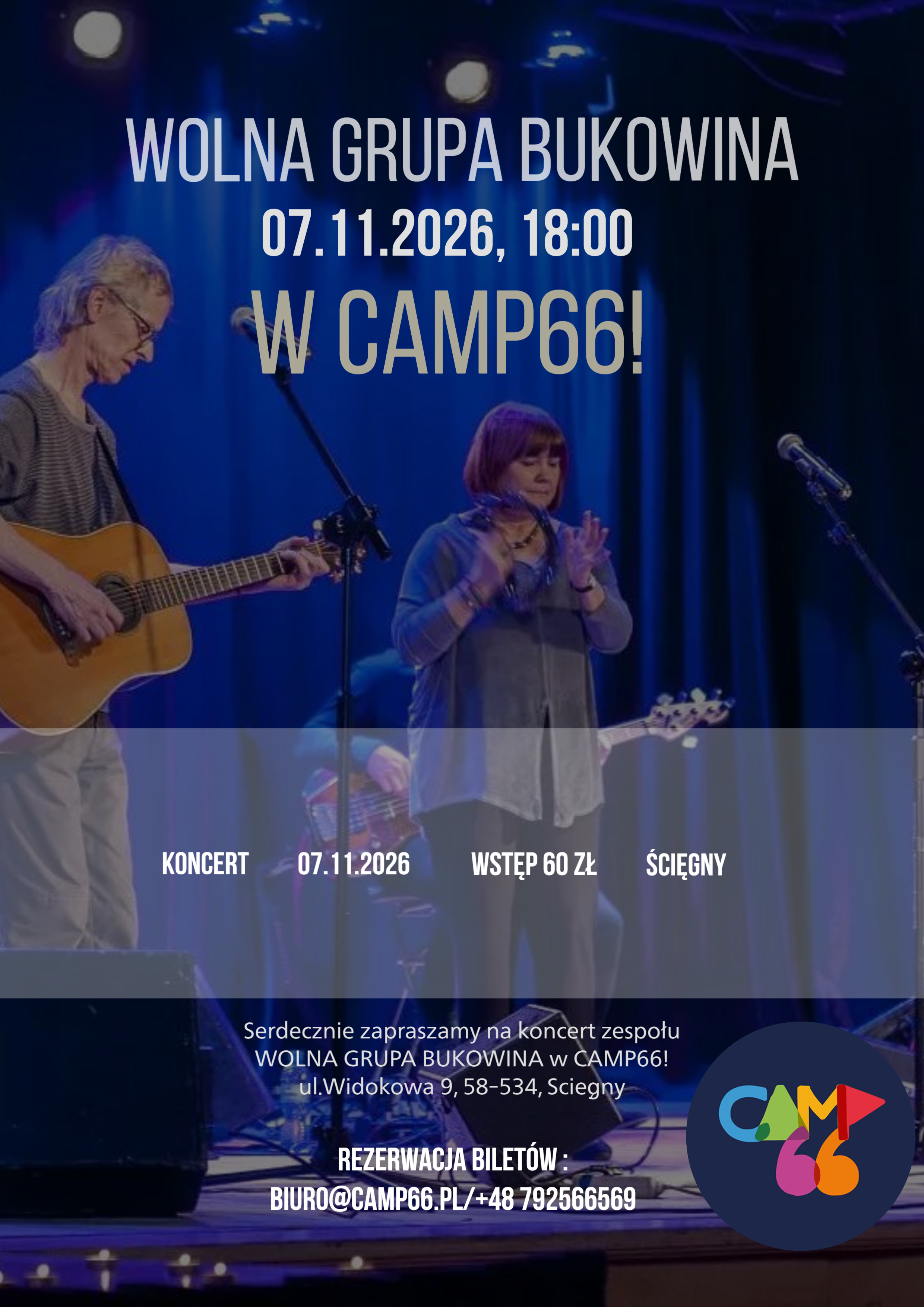 Wolna Grupa Bukowina – koncert w CAMP66